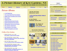 Tablet Screenshot of kewgardenshistory.com
